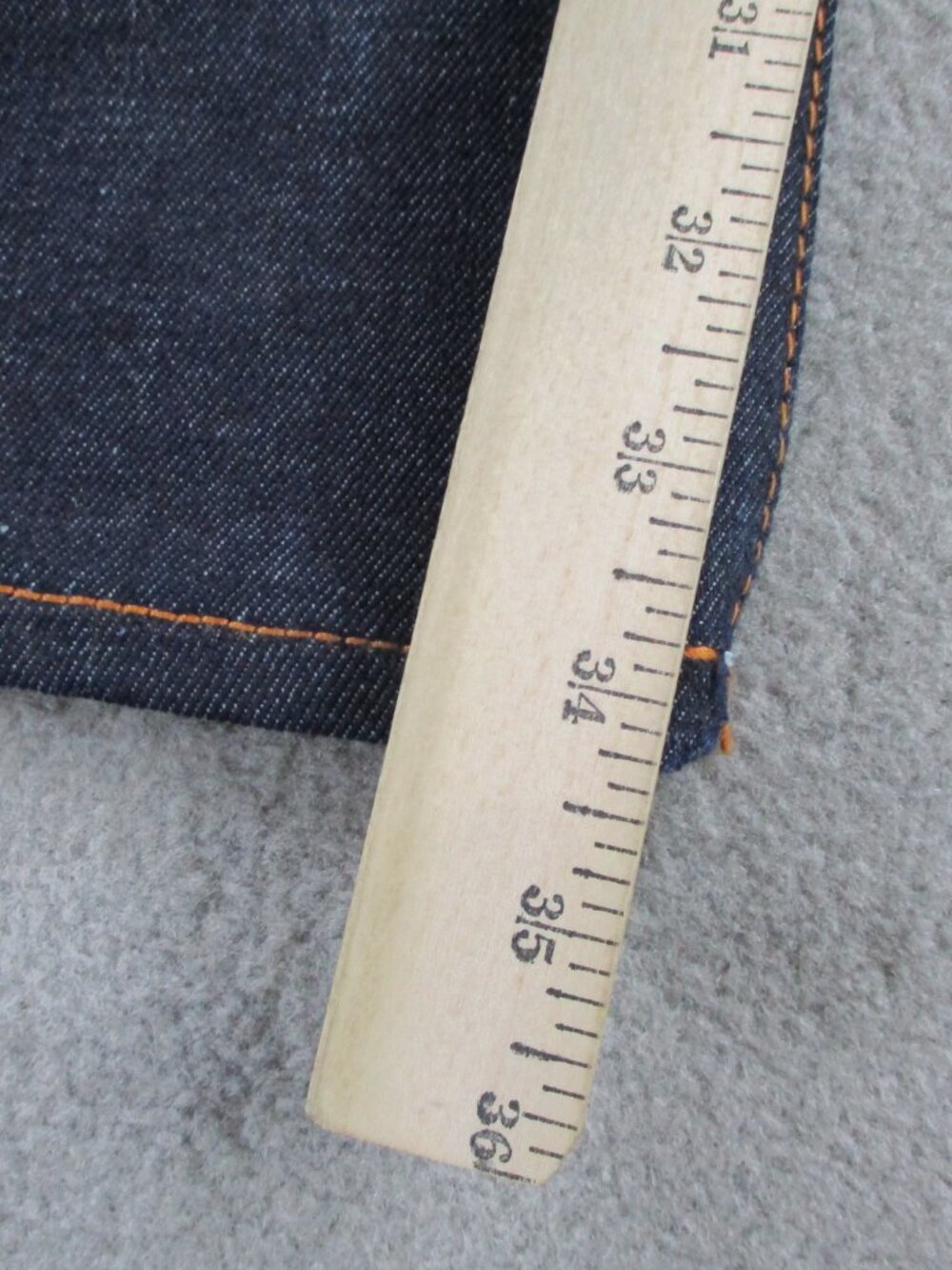 RMC Red Monkey Jeans Mens 34x34 Blue Denim Embroidered Pockets Y2K Streetwear - Picture 12 of 14